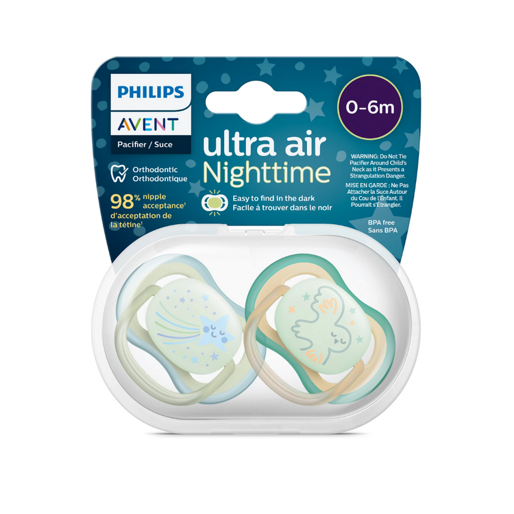 Philips Avent Ultra Air Soother Twin Pack (0-6m) (6-18m)