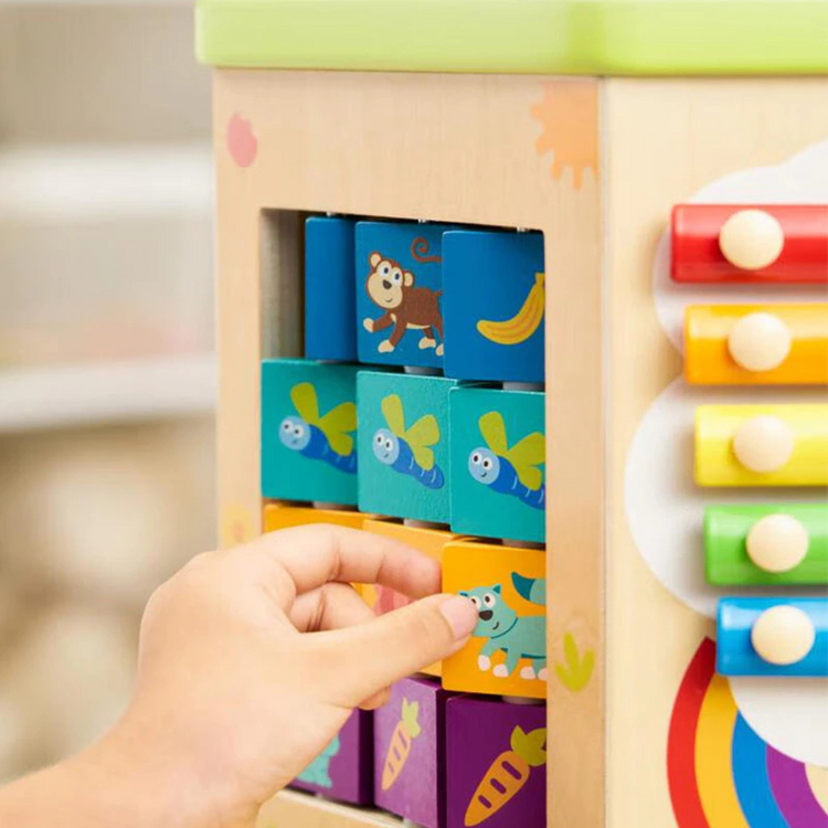 Hape 8596 Hexagonal Activity Cube Suitable For Age 1+ Years