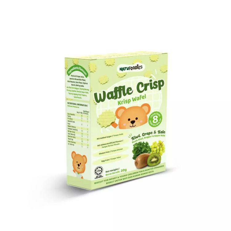 Natufoodies Waffle Crisp 20g (8 months +)