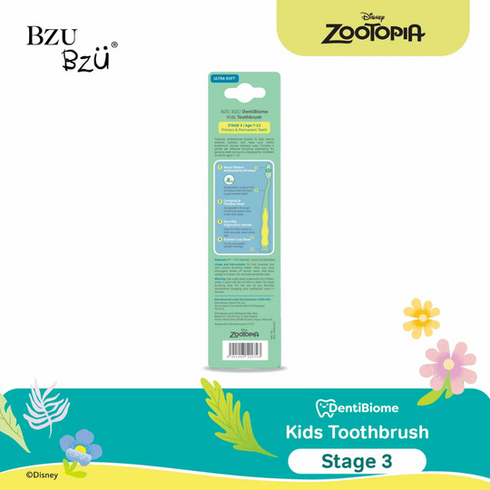 BZU BZU DentiBiome Kids Toothbrush (Stage 3) - 2pcs set