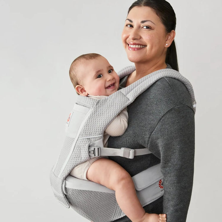 Ergobaby Alta Hipseat Carrier All over, SoftFlex ™Mesh for #1 Airflow Ergonomic Wide cushioned Hipseat 4-48 months