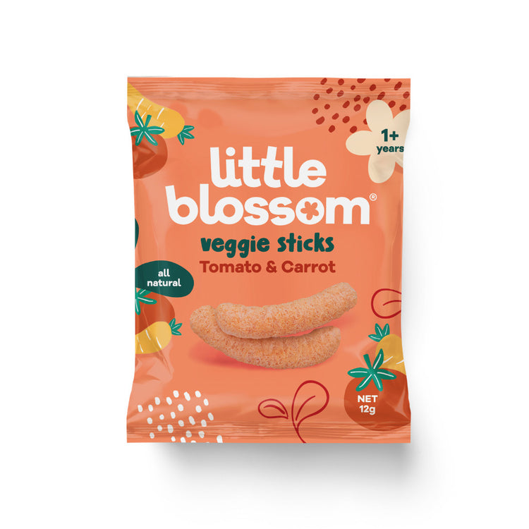 Little Blossom Veggie Sticks 12g - Tomato & Carrot