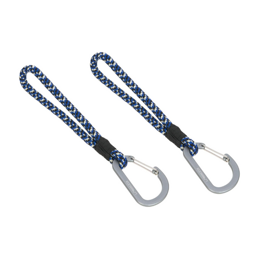 Lassig Cas Mix Stroller Hooks Cord 2 Pcs - Blue