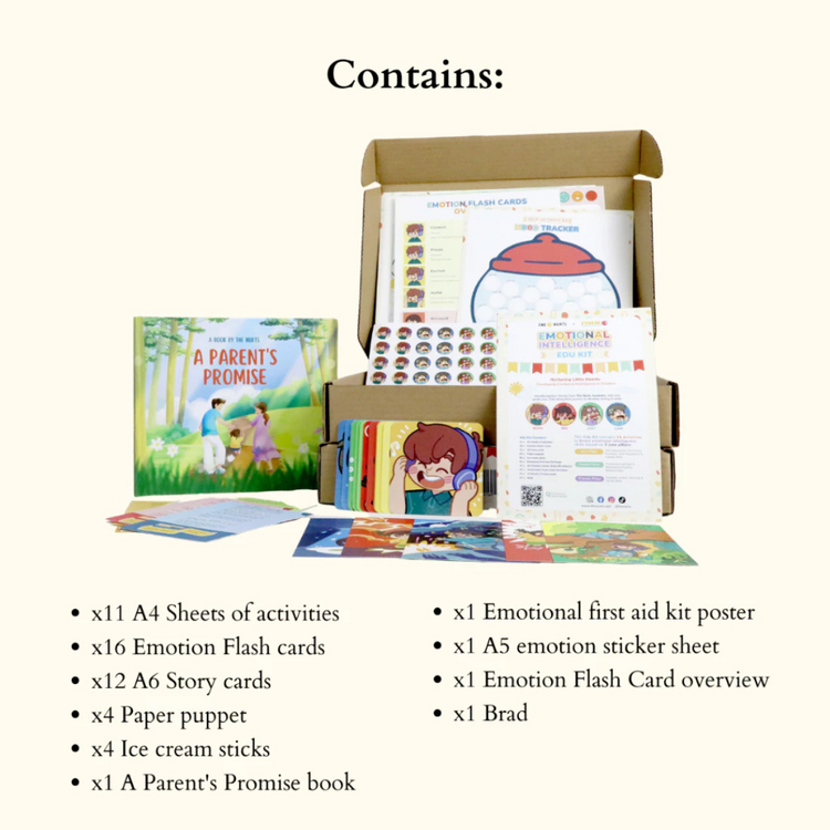 The Nurts Emotional Intelligence (EI) Edu Kit | For 2+ Above | Learning Educational Kit for Kids