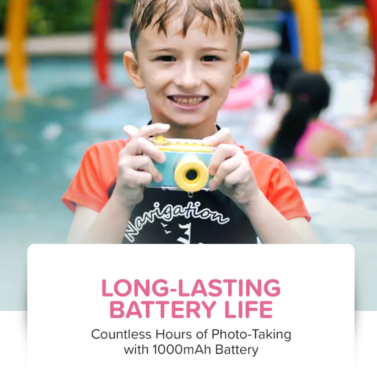 myFirst Camera 2 8MP Underwater Camera Diving IPX8 Waterproof Cute Digital Kids Camera Toys (10ft/3m) Gifts Kids