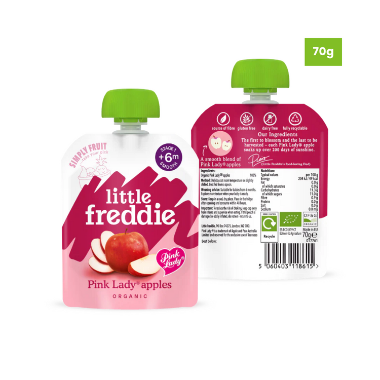 Little Freddie Organic Fruits Pouches (6m+) (90g-100g) - Puree