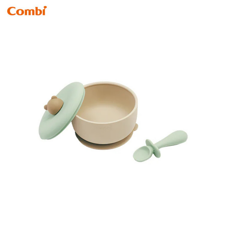 Combi Silicone Bear Tableware Gift Set (6m+)