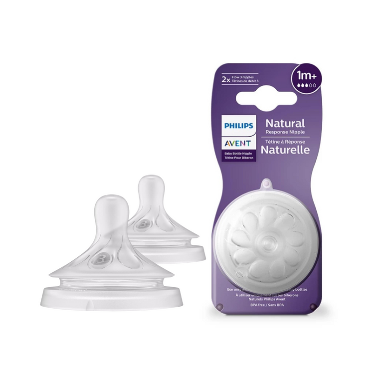 Philips Avent Natural Response Nipple Baby Teat Flow 2 to 6 (2pcs)