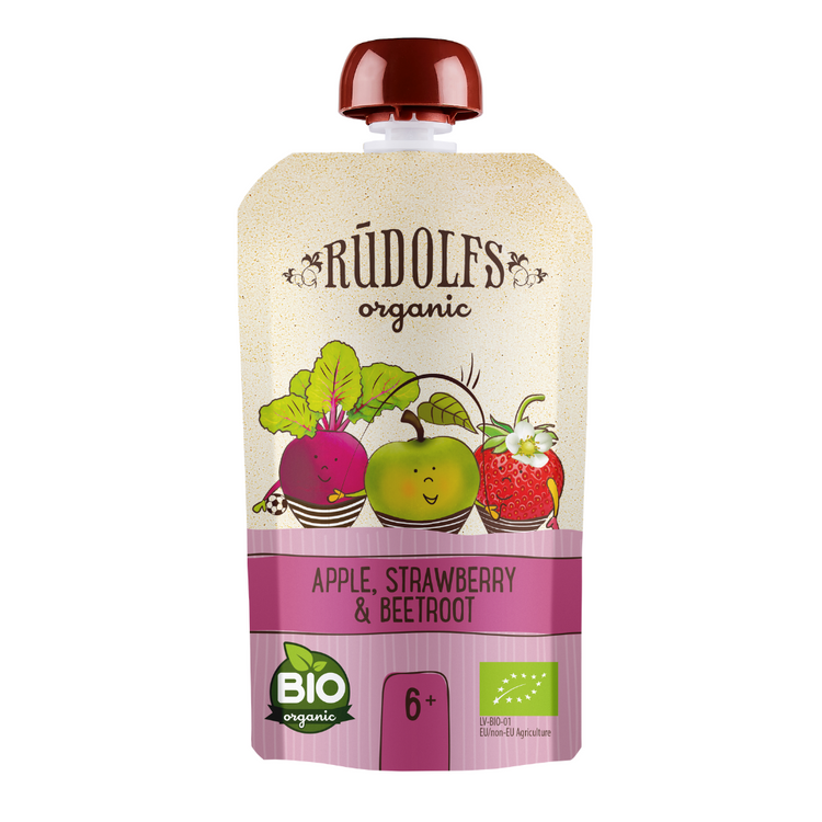 [Halal] Rudolfs Organic Premium Vegetable & Fruits Purees (suitable: 6m+)