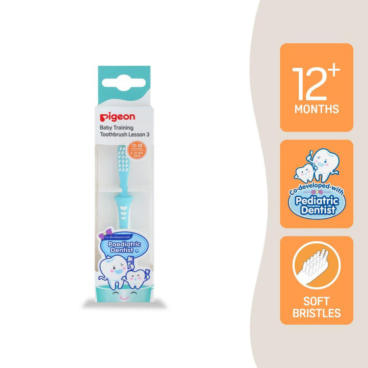 Pigeon Baby Training Toothbrush Lesson 3 (12m+)