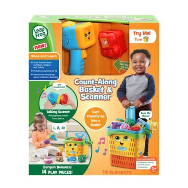 LeapFrog Count Along Basket & Scanner 2y+