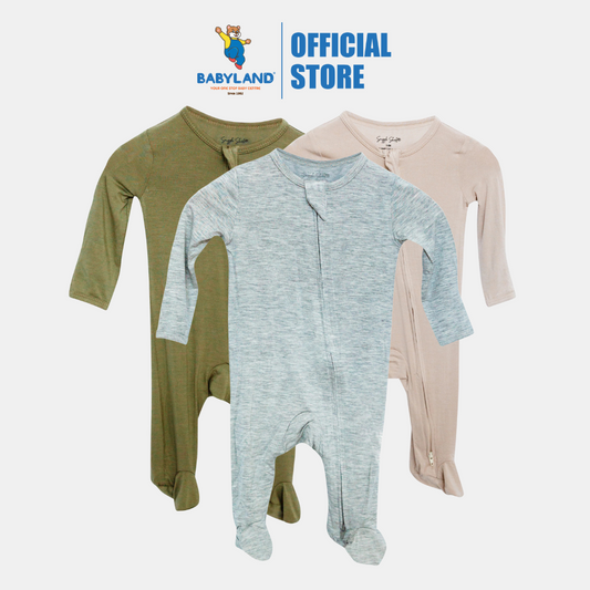 Snuggle Shield® Snuggle Shield LUXE Bamboo Footie Pajamas (3-6 Months)