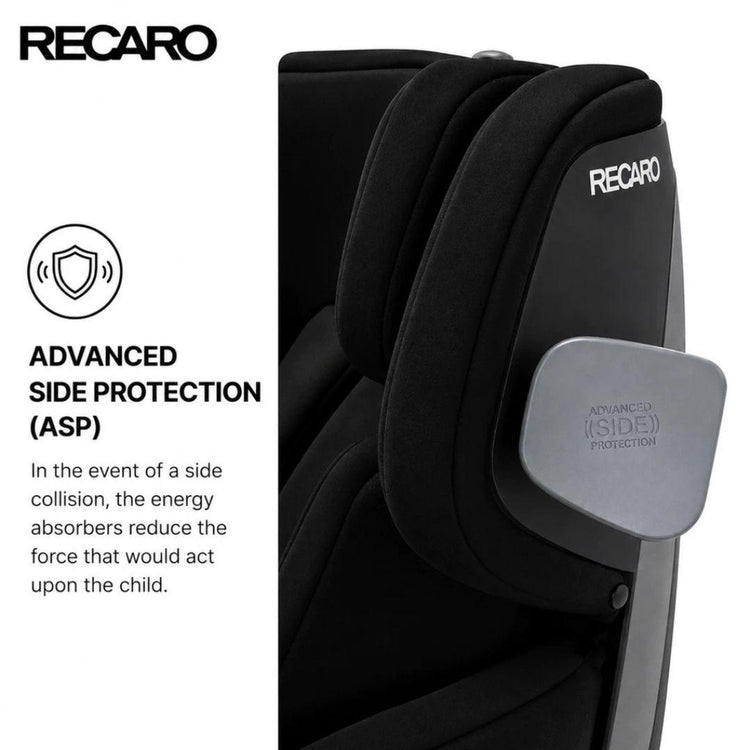 Recaro Salia Newborn 360 Rotation Isofix Car Seat - Prime Mat Black (0-18kg | Newborn -105cm | ECE R129)