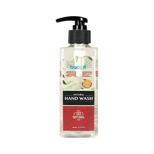 Bacoff Natural Alcohol Free Hand Wash Gel Mandarin & Mint (300ml)