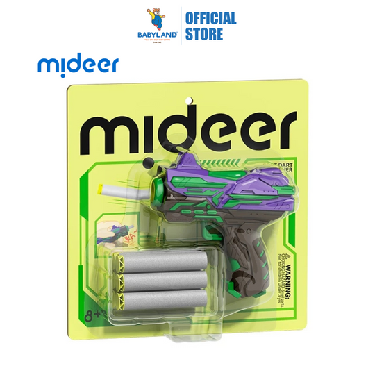 Mideer Soft Dart Blaster — 10m Shooting Range | Battery-Free | Kid-Safe Toy