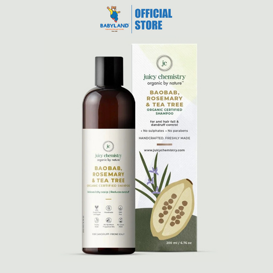 Juicy Chemistry Baobab, Rosemary & Tea Tree Shampoo (200ml)