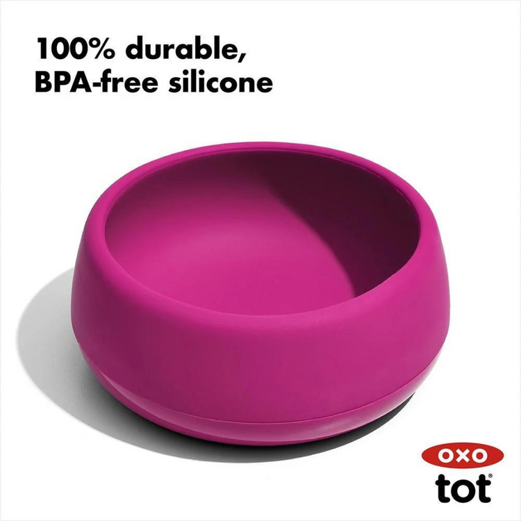 Oxo Tot Silicone Bowl - Pink