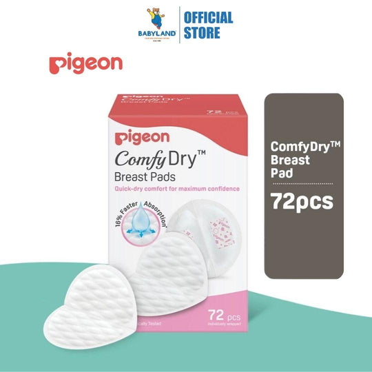 Pigeon Breast Pad Comfy Dry 72'S