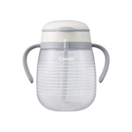 Combi Baby Lakumug Straw Cup 340ml - White (6m+)