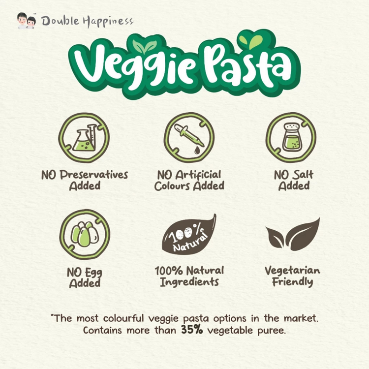 Double Happiness Veggie Pasta 100g