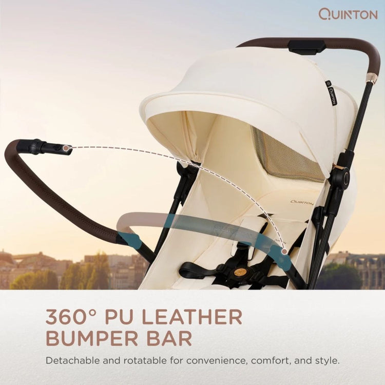 Quinton Carbon+ Compact Stroller –Kereta Sorong Bayi Carbon Fiber Compak