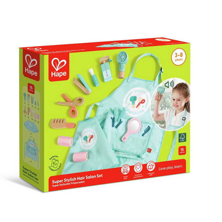 Hape Super Stylish Hair Salon Set (3y+)