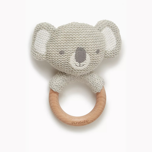 Purebaby - Organic Koala Rattle