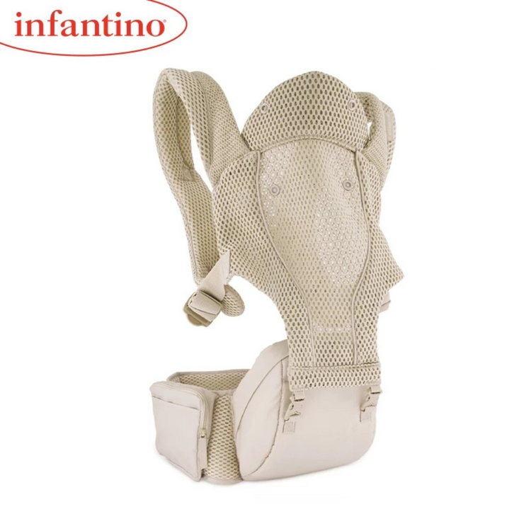 Infantino 300159 Hip Rider Airy 5-In-1 Hip Seat Carrier Suitable For Baby From 3 Months Up To 20.4KG