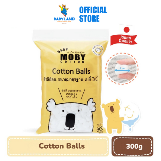 Baby Moby Standard Size Cotton Balls (300g)