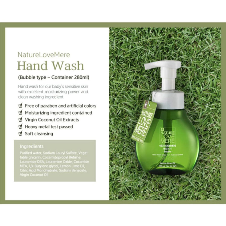 NATURE LOVE MERE Baby Hand Wash Bubble Type 50ml