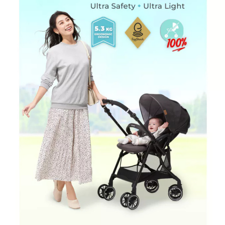 [Pre-Order] Combi Baby Sugocal α Compact Stroller (1-36m) (15kg)