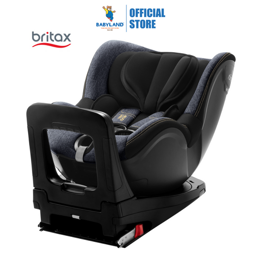 [ Display Unit ] Britax Dualfix i-Size Car Seat - Blue Marble (Birth To 4 Years)