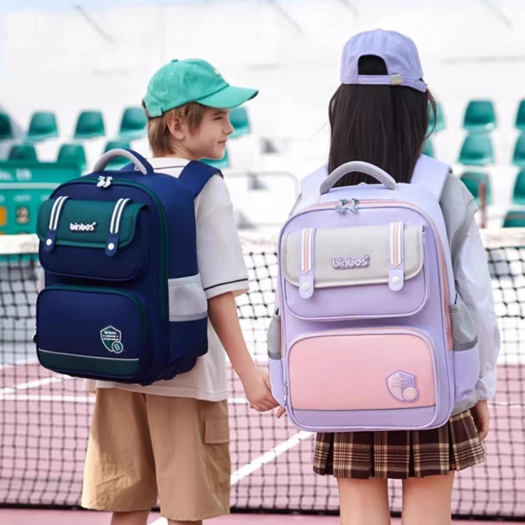 binbes® by Sun Eight Matez Ergonomic Spine Protection Primary School Bag with FLOATECH™