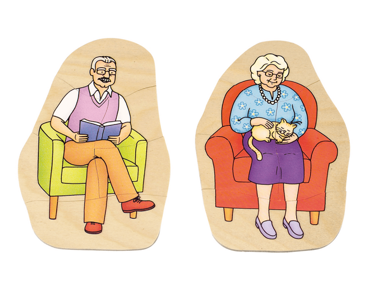 Beleduc 5 in 1 Puzzle (Grandpa and Grandma) (4yrs+)