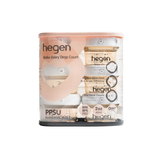 Hegen PCTO™ 60ml/2oz Breast Milk Storage PPSU (6-Pack)