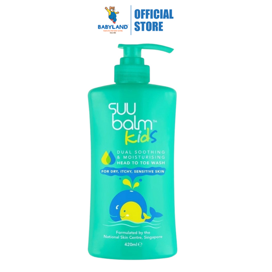 Suu Balm Kids Moisturising Head to Toe Wash 420ml