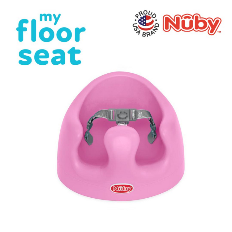 Nuby Floor Seat - 4m+ (Blue/Pink)