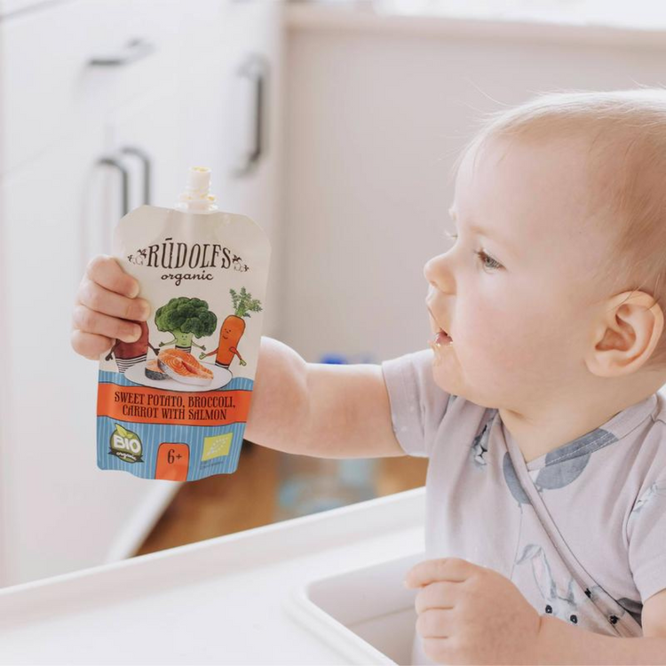 [Halal] Rudolfs Organic Premium Baby Ready Meals in Pouches (suitable: 6m+ -- 8m+)
