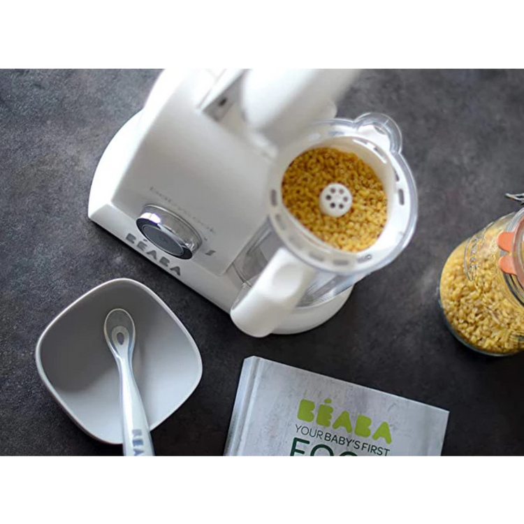 Beaba Babycook Solo & Duo Pasta & Rice Cooker - White