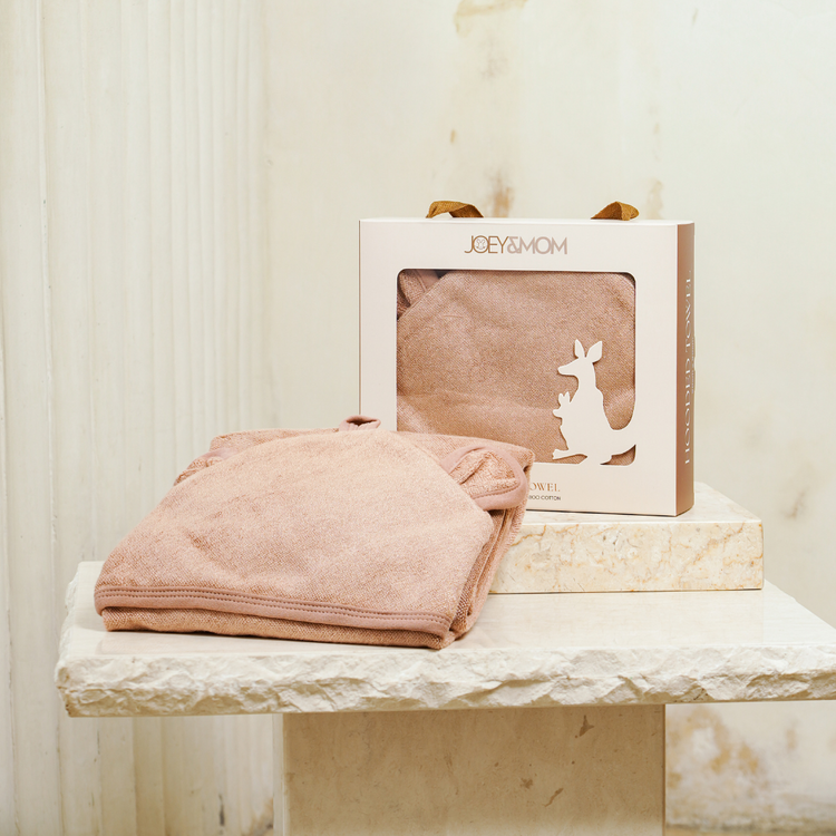 Joey & Mom Hooded Towel