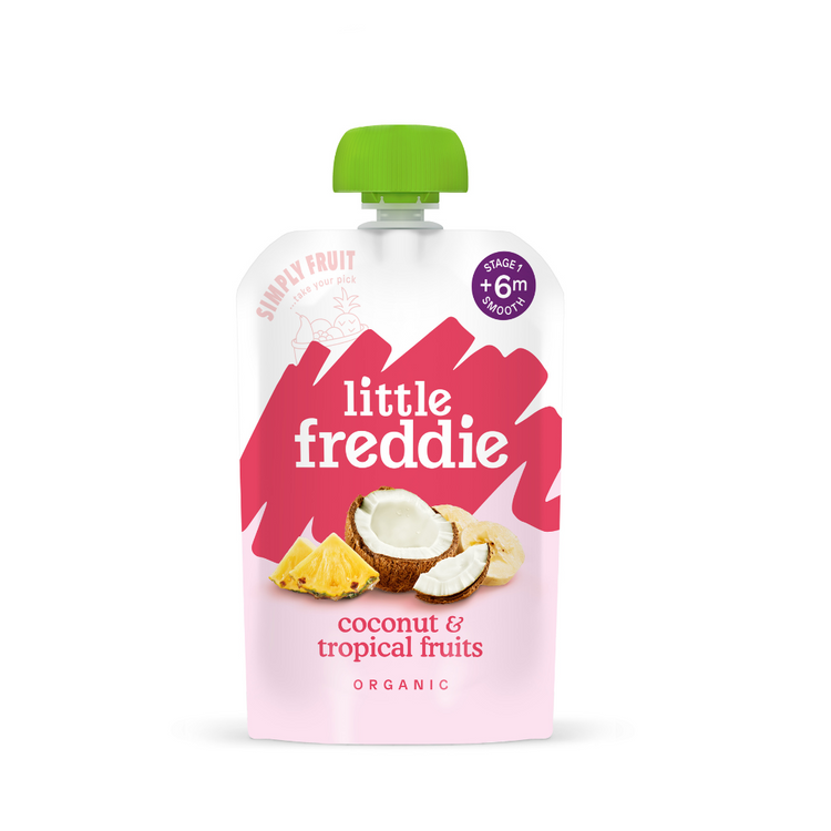 Little Freddie Exotic Coconut Tropical Fruits (100G) - 6M+