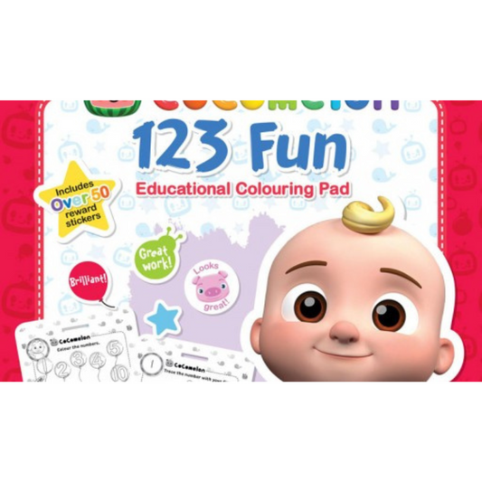 Elm Cocomelon Colouring Pad - 123