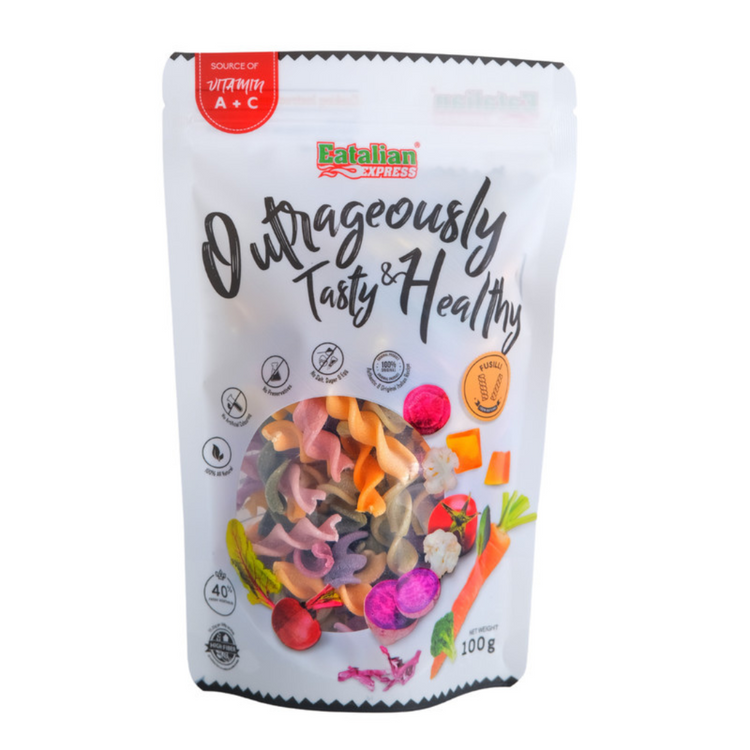 Eatalian Express Mixed Vegetable Pasta 100g (8m+)