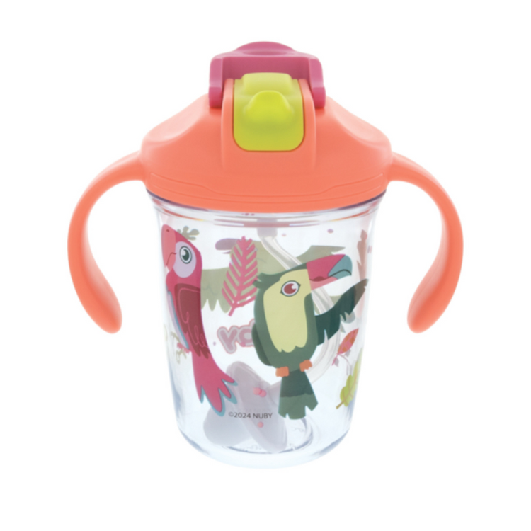 Nuby 2 Handle Multifunction Flip-It Cup 240ml 8oz 