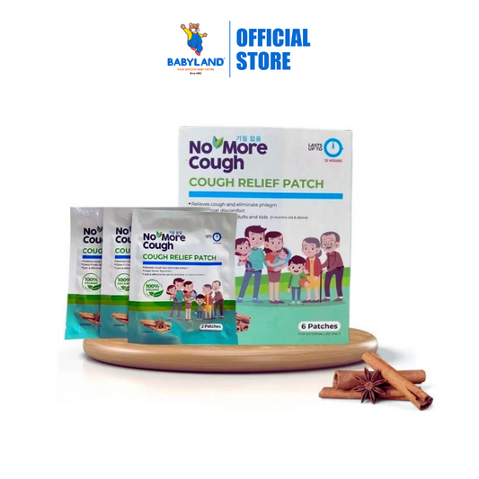 No More Cough Cough Relief Patch 6s | Ease Throat Discomfort For 3 Month+