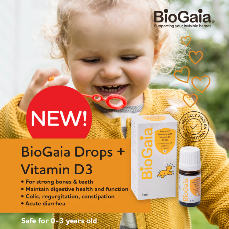 BioGaia Probiotic Drops With Vitamin D3