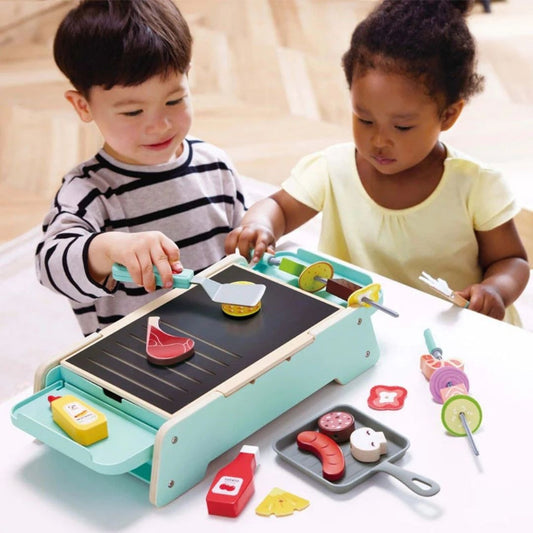 Hape 3214 Sizzling Griddle & Grill BBQ Suitable For Kids Age 2+ Years