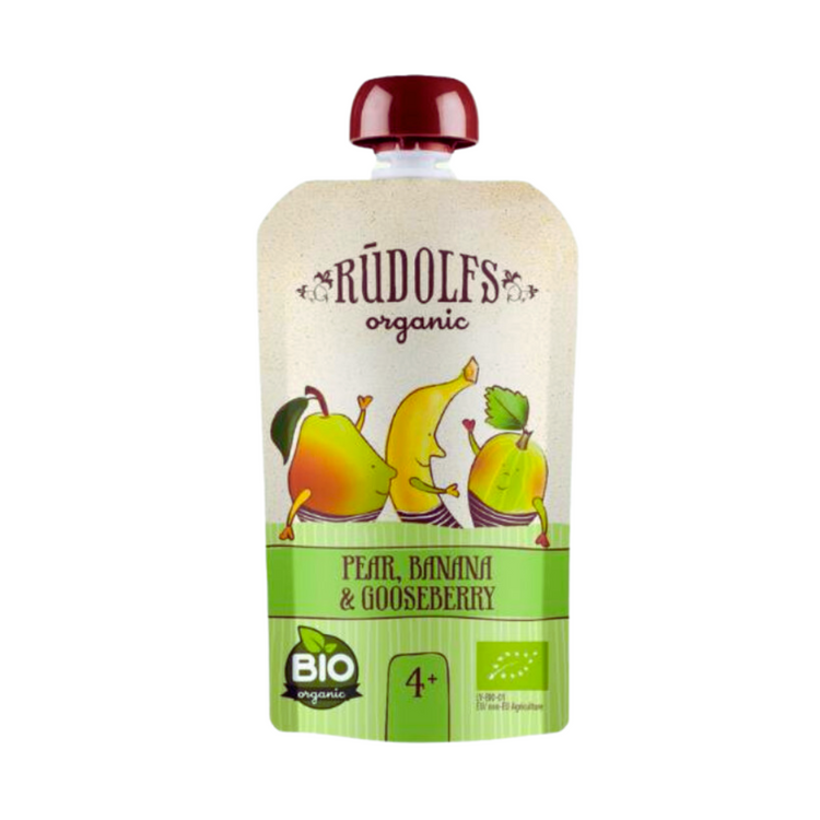 [Halal] Rudolfs Organic Premium Baby Food in Pouches (suitable: 4m+ -- 6m+)