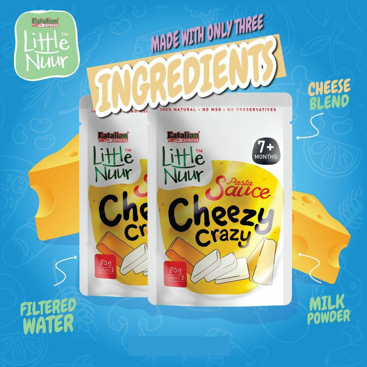 Eatalian Express Little Nuur - Cheezy Crazy 100g (7m+)