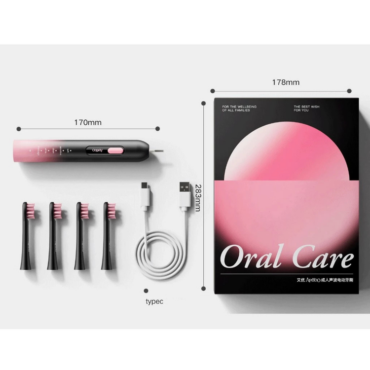 ApiYoo Sonic Electric Toothbrush TB-1-S